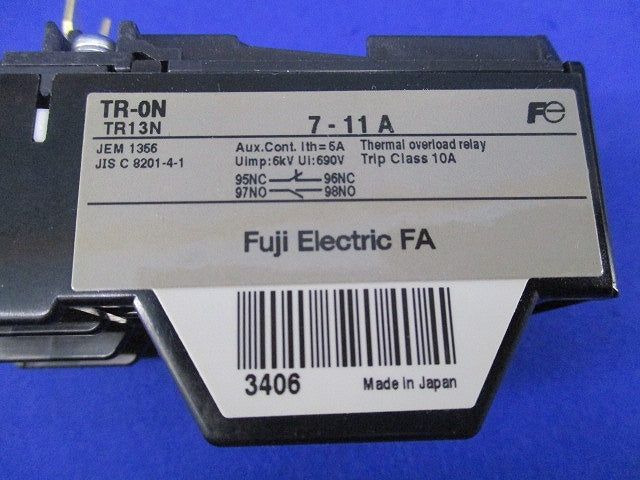サーマルリレー(7-11A) TR-0N