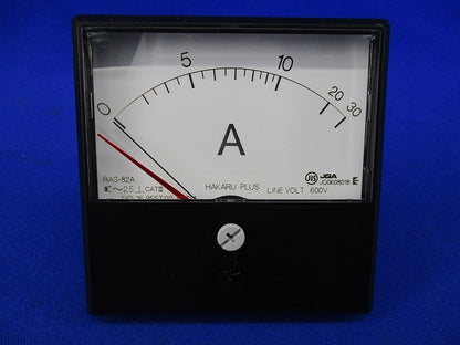機械式指示計器 広角度計器 交流電流計 RAS-82A