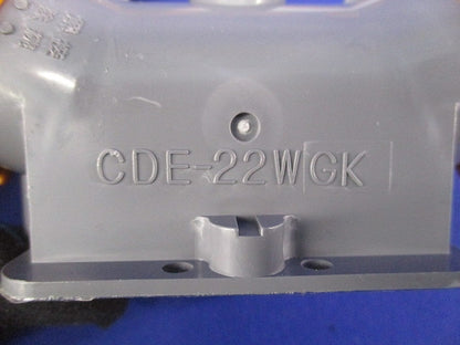 CD管送りエンド(スクリュー釘付)(10個入)(グレー) CDE-22WGK