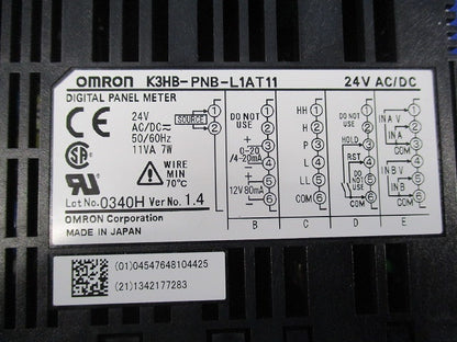 タイムインターバルメータ K3HB-PNB-L1AT11