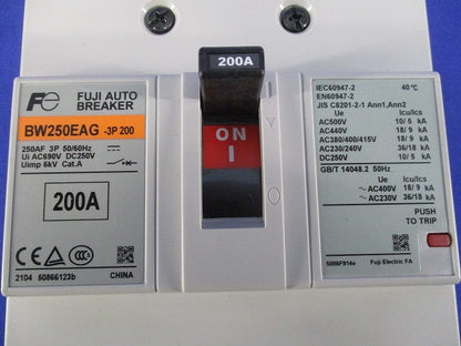 オートブレーカ3P200A BW250EAG-3P200