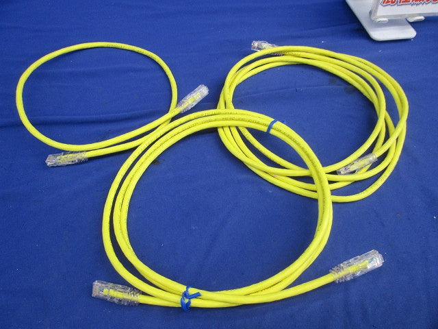 Cat6 UTP パッチコード LANケーブルセット(長さ混在3本入) TX6 4PR 24AWG