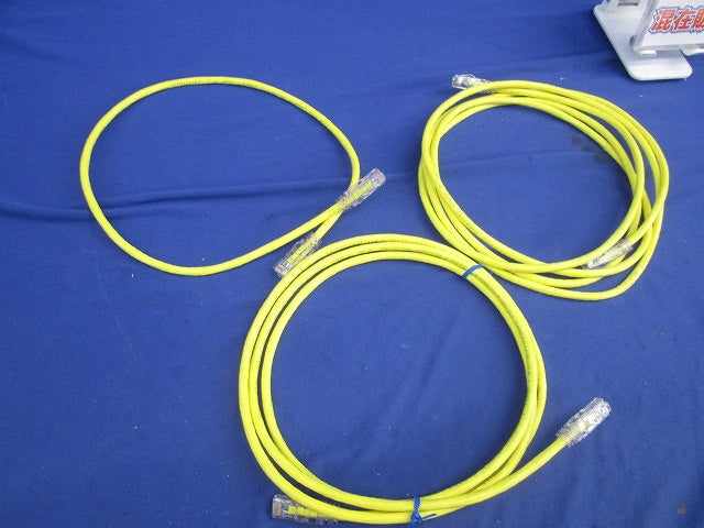 Cat6 UTP パッチコード LANケーブルセット(長さ混在3本入) TX6 4PR 24AWG