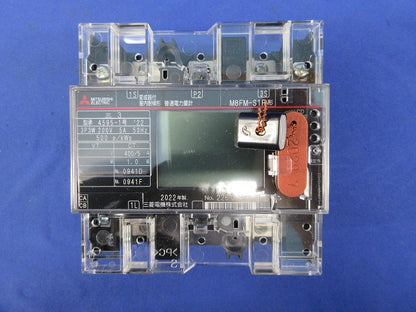 電力量計3P3W200V5A50Hz M8FM-S1R
