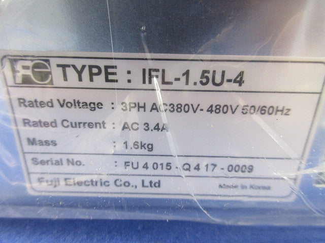 低圧インバータ用フィルタユニット IFL-1.5U-4