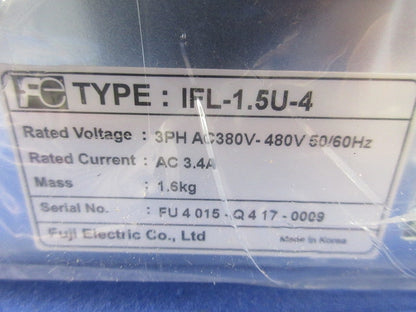 低圧インバータ用フィルタユニット IFL-1.5U-4