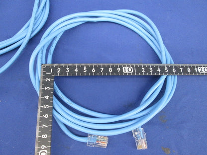 LANケーブルCat5e(2m)水色(2個入) NSEDTCAT5e