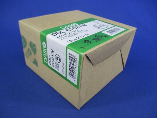 LEDダウンライトφ100(電球色) DDL-6102YW
