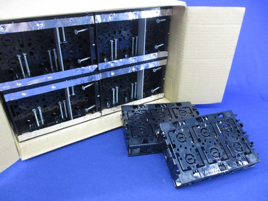 アルミ箔付浅形スライドボックス 3ヶ用セパレータ付(18個入) SBS-3W