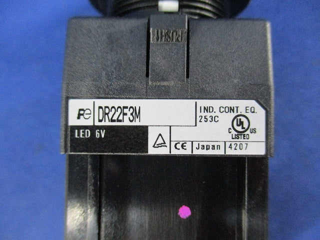角フレーム平形LED表示灯φ22 DR22F3M-H3A