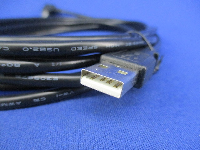 USB2.0ケーブル 3m タイプA-B(L型右向き)オス/オス(5個入) USBAB3MR