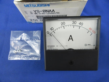 角形計器 交流電流計(機械式指示計器)0-40-120A YS-8NAA