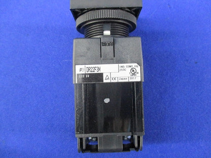 φ22 DR22シリーズ LED表示灯 角平形 DR22F3M-H3W