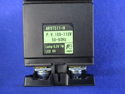 φ22 DR22シリーズ LED表示灯 角平形 DR22F3M-H3W