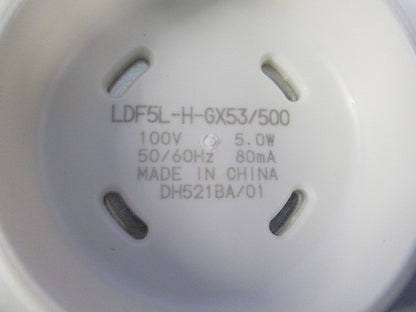 LEDユニットフラット形(電球色) LDF5L-H-GX53/500