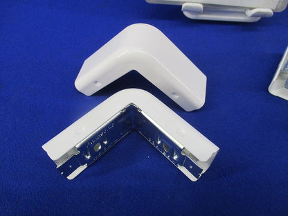 メタルモールA型付属品セット(混在8個入)(ホワイト) DZA125W他