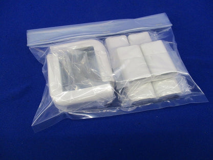 メタルモールA型付属品セット(混在8個入)(ホワイト) DZA125W他