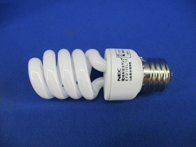 電球形蛍光ランプ コスモボール(3波長形電球色) EFD15EL/12