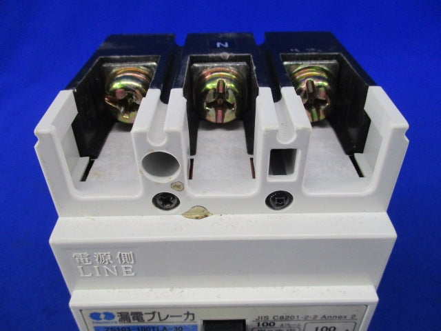 漏電ブレーカ3P2E100A ZS103-100TLA-30