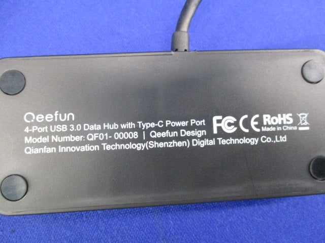 4ポートUSB3.0データハブ QF01-00008