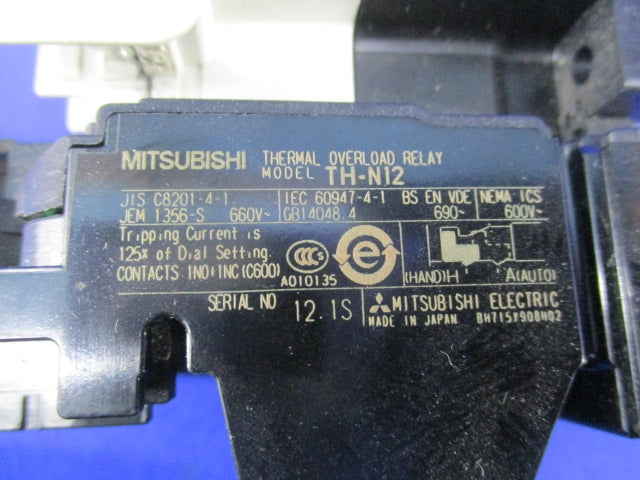 開放形電磁開閉器100V S-N12+TH-N12