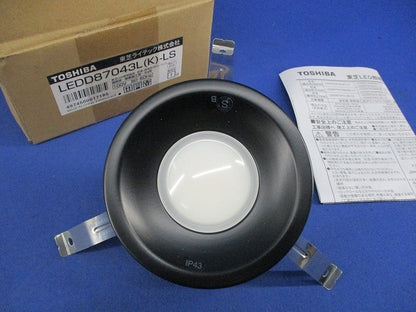 軒下用 LEDダウンライト 高気密SB形・浅形φ100 LEDD87043L(K)-LS