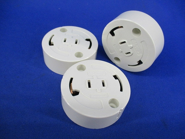 コンセント付丸型引掛シーリング(3個入) WG4425