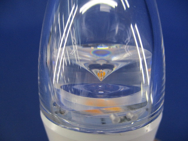 LEDランプ シャンデリア球形 フィラメントタイプ 電球色E12 LDC4L-H-12/C/D