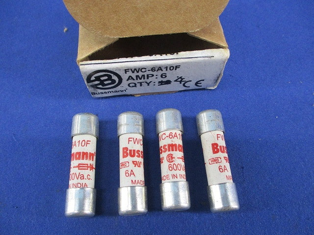 高速管ヒューズ(4個入) FWC-6A10F