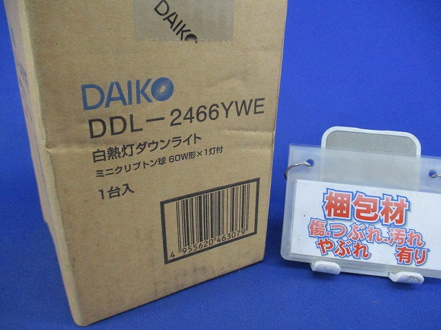 白熱灯ダウンライト φ100 DDL-2466YWE