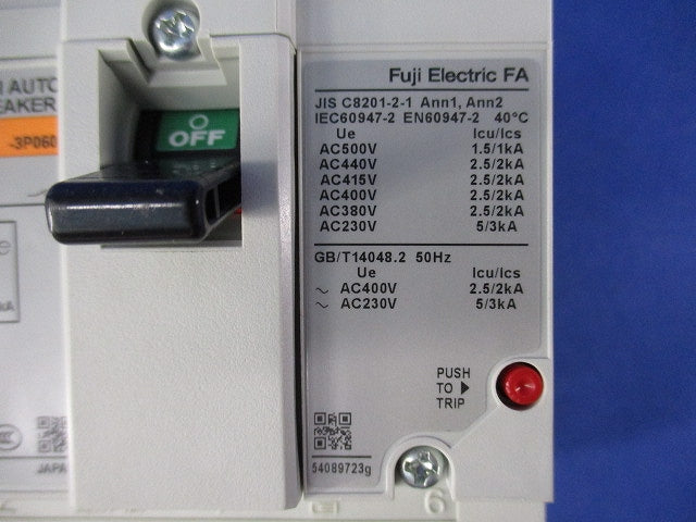 オートブレーカ3P60A BW63EAG