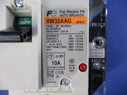 オートブレーカ2P10A BW32AAG
