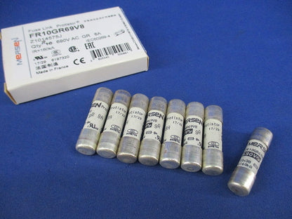 産業用超高速シリンドリカルヒューズ(8個入) FR10GR69V6