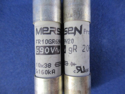 産業用超高速シリンドリカルヒューズ(7個入) FR10GR69V6