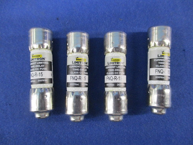 高突入電流対応型タイムディレイヒューズ(4個入) FNQ-R-15