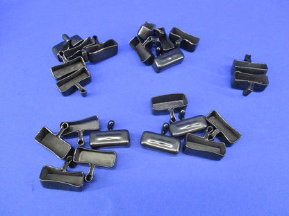 カバークランプ用端末保護キャップ カバー(22個入)(黒) CVCBC