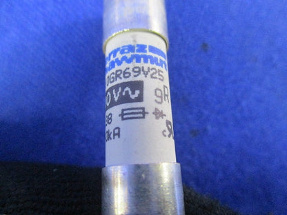 超高速円筒形セラミックヒューズ 25A 690V(6個入) FR10GR69V25