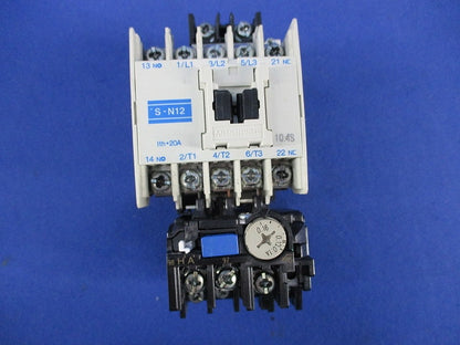 開放形電磁開閉器100V S-N12+TH-N12