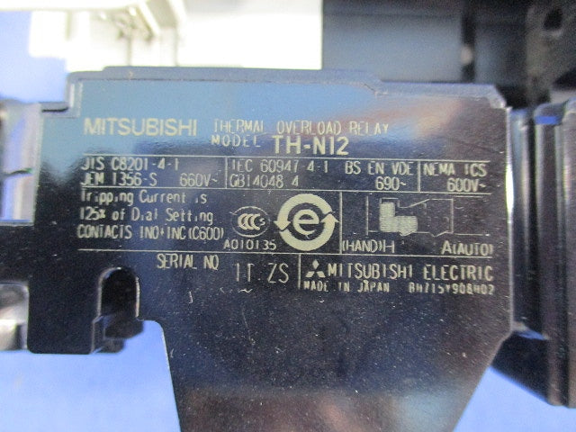 開放形電磁開閉器100V S-N12+TH-N12