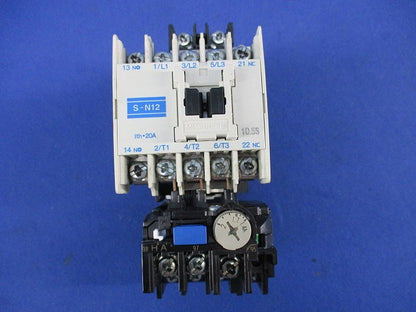 開放形電磁開閉器100V S-N12+TH-N12