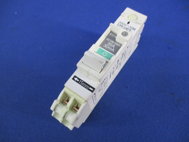 漏電ブレーカ2Ｐ2E20A SHE-30 BSHE22032