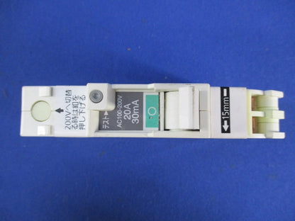 漏電ブレーカ2Ｐ2E20A SHE-30 BSHE22032