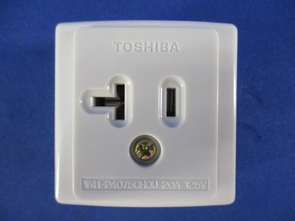 15A20A兼用露出コンセント(12個入) DC1171(W)
