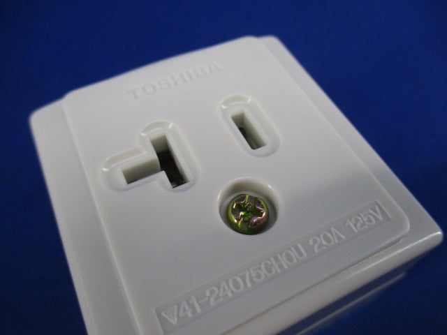 15A20A兼用露出コンセント(12個入) DC1171(W)