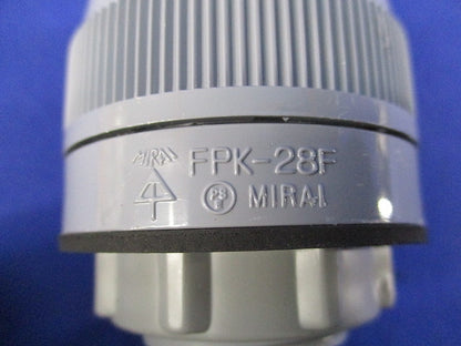 コネクタ ミラフレキMF用 防水型(8個入)グレー FPK-28F