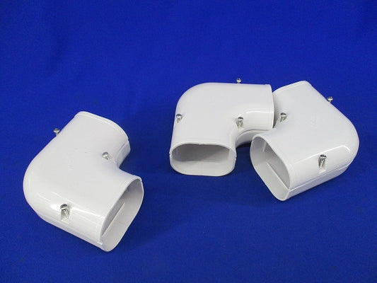 エアコン用配管化粧カバー(3個入)(ホワイト) SK-77