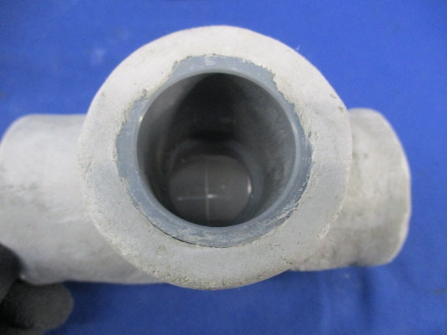 耐火二層管用継手 90°小曲りチーズ(4個入) DT25