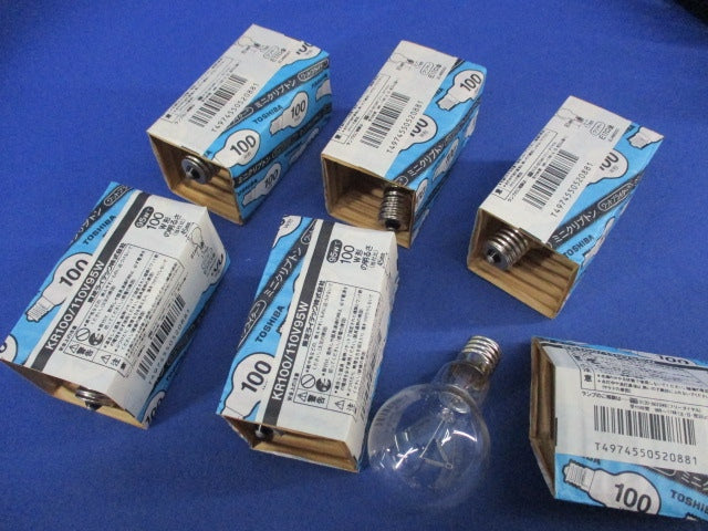 ミニクリプトンランプ(6個入)(E17) KR100/110V95W
