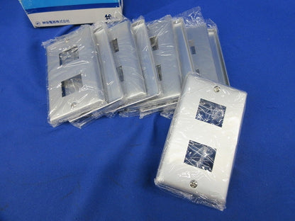 ニューメタルプレート2口1個用(9個入) BP-2A
