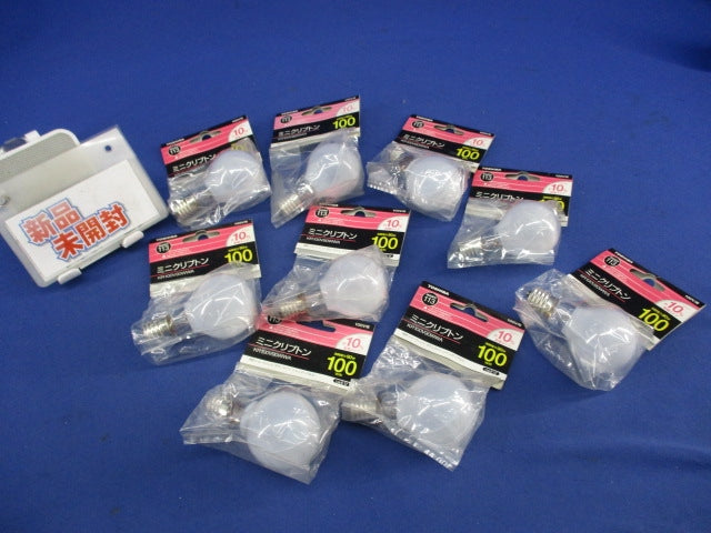 ミニクリプトンランプ E17(100W形)(9個入) KR100V90WWA